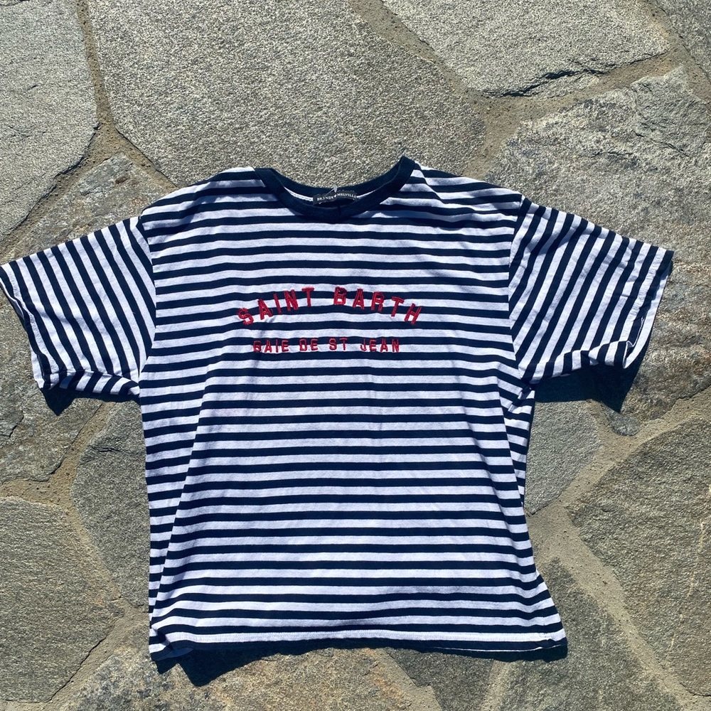 Brandy Melville striped  Saint Barth t shirt
